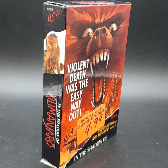 In The Shadow Of Kilimanjaro Betamax Video Cassette Thriller 1986 94 Minutes R - Picture 2 of 4